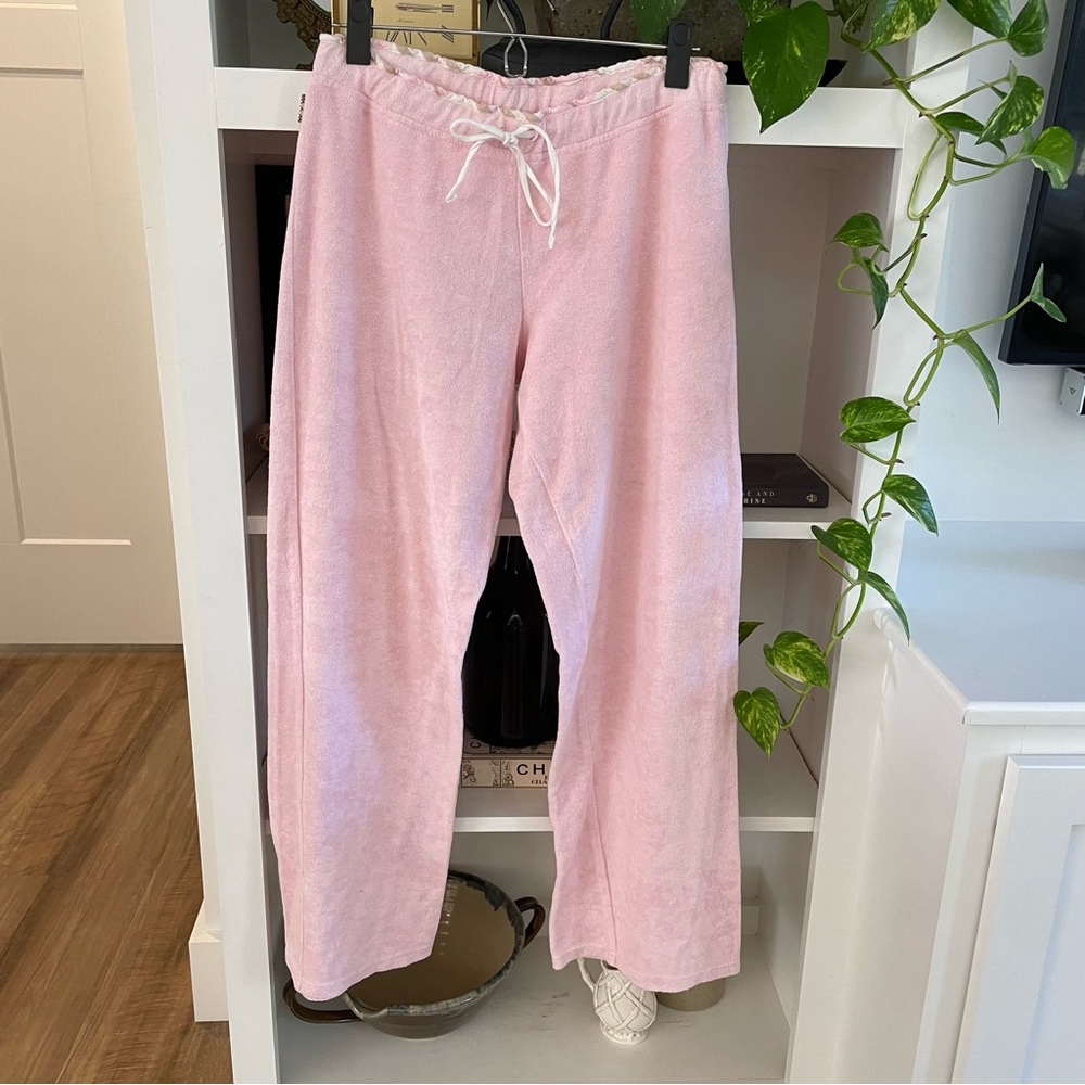 Burberry terry cloth pant